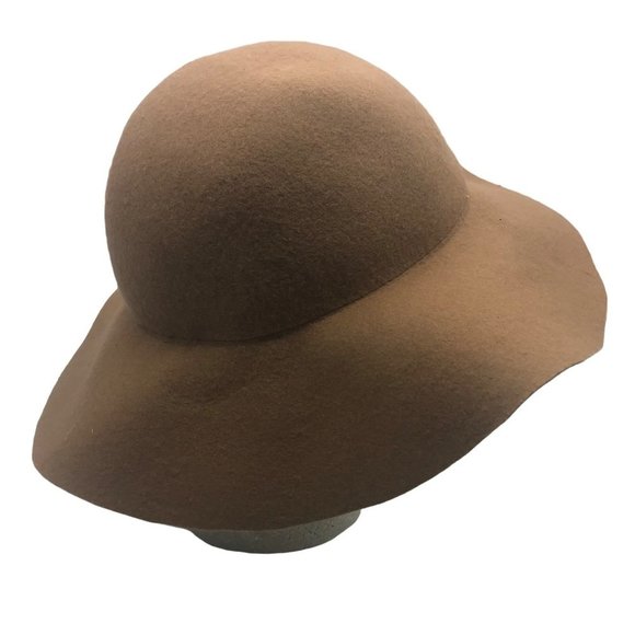 Forever 21 100% Wool Felt Wide Brim Floppy Women Sz Small Medium Hat 56.5 cm - Picture 4 of 5
